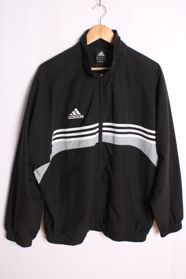 Crazy Jacket Adidas Vintage Negra y Gris "XL"