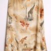 Falda Estampada Jirafas Vintage "L"