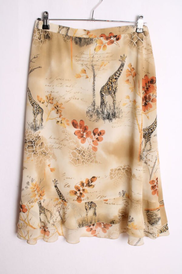 Falda Estampada Jirafas Vintage "L"