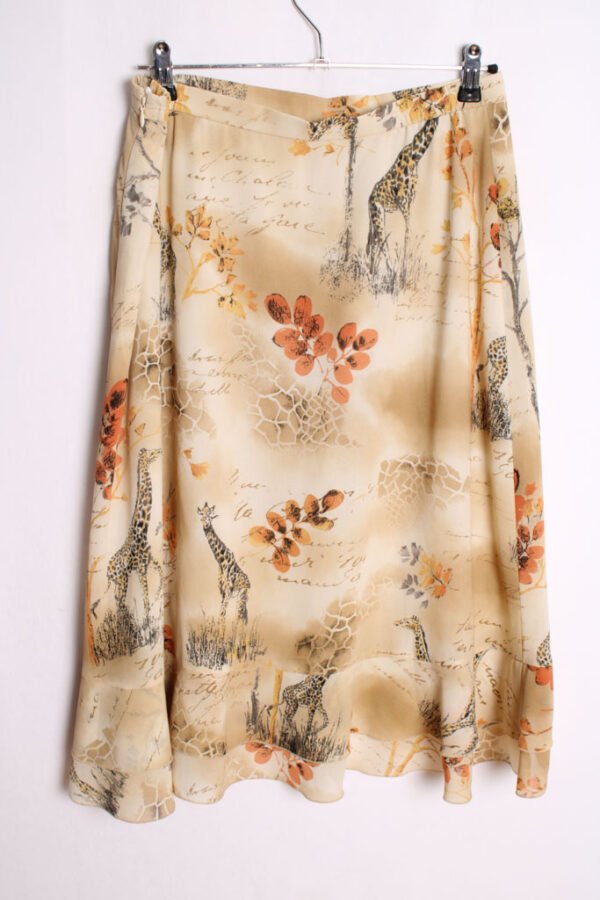 Falda Estampada Jirafas Vintage "L"