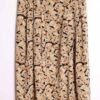 Falda Print Cartas Vintage Azul y Beige "L"
