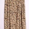 Falda Print Cartas Vintage Azul y Beige "L"