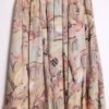 falda estampada vintage print-42 Falda Estampada Tonos Ocres Vintage con Vuelo "M/L"