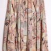falda estampada vintage print-43 Falda Estampada Tonos Ocres Vintage con Vuelo "M/L"