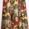 Falda con Vuelo Vintage Estampado Tropical "XL"