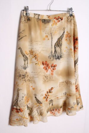 Falda Estampada Jirafas Vintage "L"