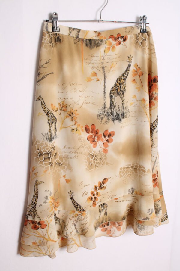 Falda Estampada Jirafas Vintage "L"