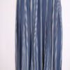 falda midi estampada vintage-4 Falda Azul con Rayas Vintage A-Line "M"