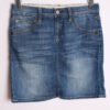 Falda Denim Recta Vintage Azul "S"