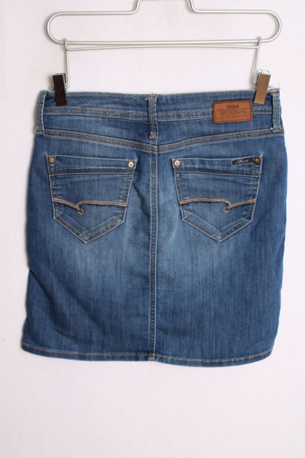 Falda Denim Recta Vintage Azul "S"