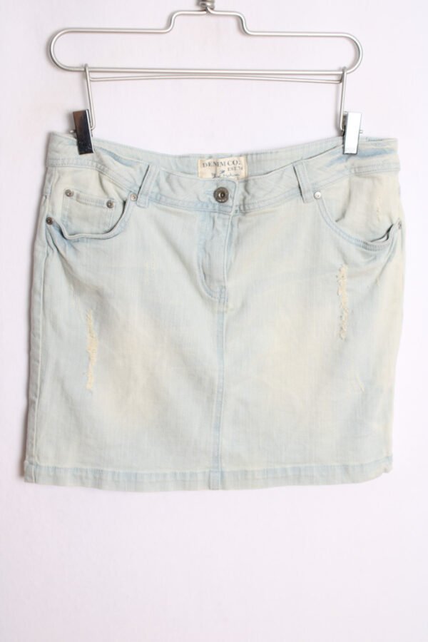Falda Denim Desgastada Vintage "XL"
