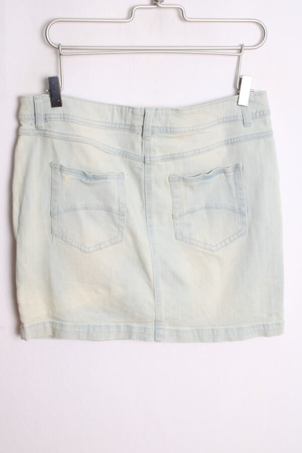 Falda Denim Desgastada Vintage "XL"