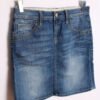 Falda Denim Recta Vintage Azul "S"