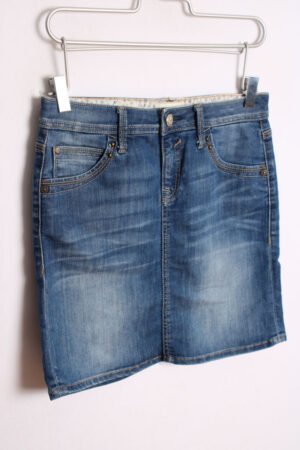 Falda Denim Recta Vintage Azul "S"