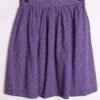 Falda Mini Vintage Morada Paisley "XXS"