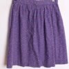 Falda Mini Vintage Morada Paisley "XXS"