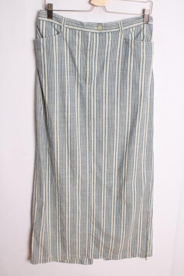 Falda Maxi Vintage Rayas Verticales "M"