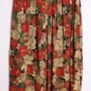 Falda Midi Vintage Estampado Otoño "XL"