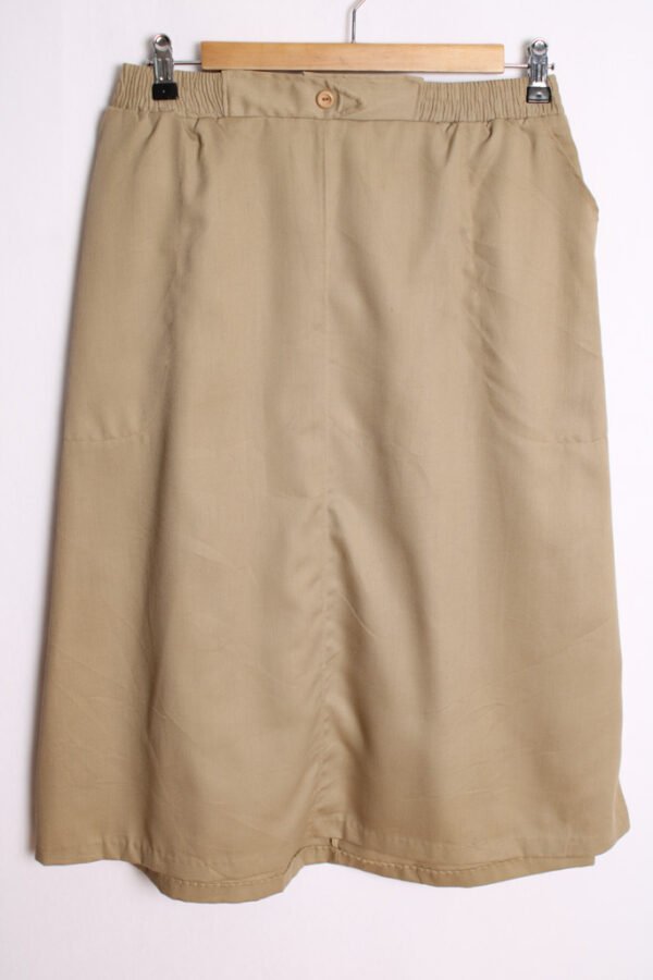 Falda Midi Caqui Vintage "M"