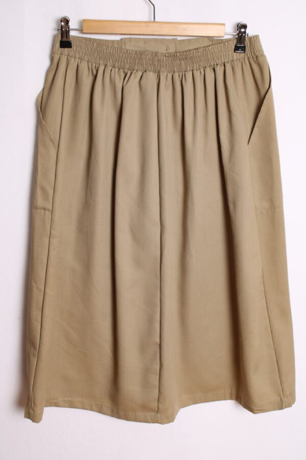 Falda Midi Caqui Vintage "M"