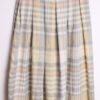Falda Recta Vintage Cuadros Grises "S"