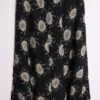 Falda Vintge Negra  Print Flores "L"