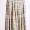 Falda Recta Vintage Cuadros Grises "S"
