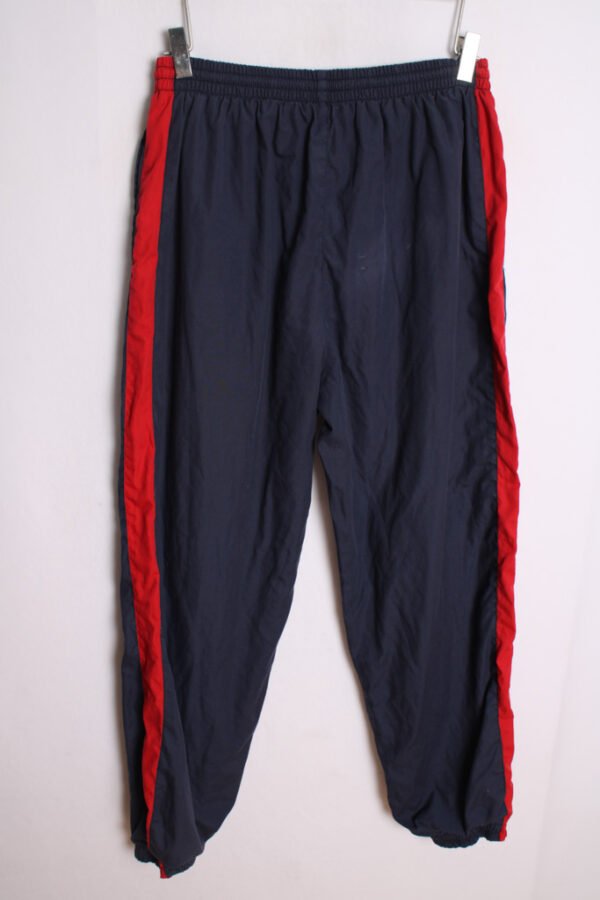 Pantalón Vintage Chándal Marino Rayas Rojas "L"