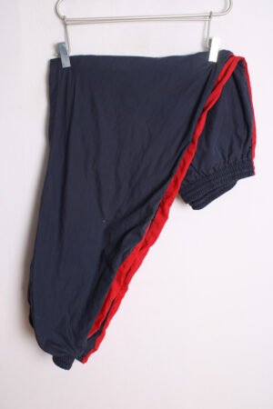 Pantalón Vintage Chándal Marino Rayas Rojas "L"