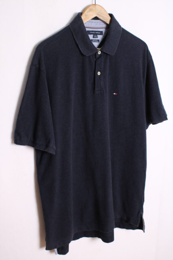 Polo Tommy Hilfiger Vintage Azul Marino Jaspeado "2XL"