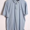 Polo Vintage Tommy Hilfiger Azul Jaspeado "L"