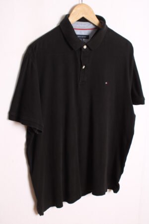 Polo Negro Vintage Tommy Hilfiger "L"