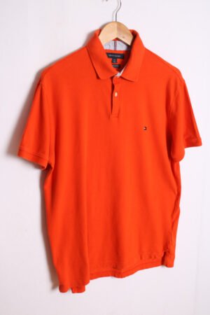 Polo Tommy Hilfiger Naranja Vintage "L"