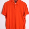 polo ralph lauren vintage tommy hilfiger-65 Polo Tommy Hilfiger Naranja Vintage "L"