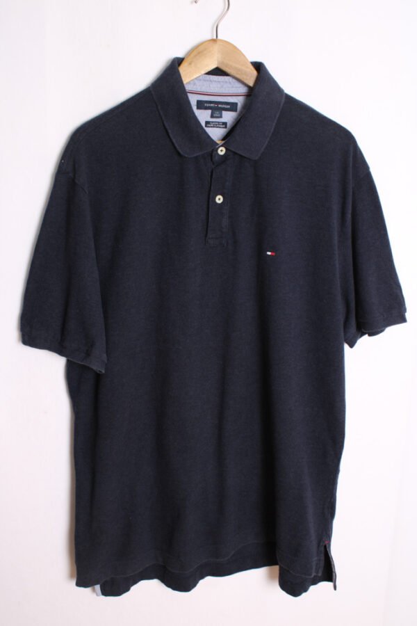 Polo Tommy Hilfiger Vintage Azul Marino Jaspeado "2XL"