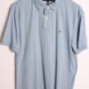 Polo Vintage Tommy Hilfiger Azul Jaspeado "L"