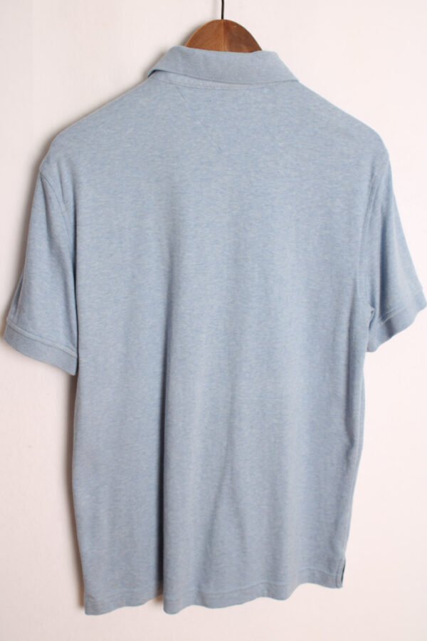 Polo Vintage Tommy Hilfiger Azul Jaspeado "L"