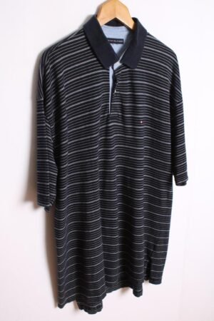 Polo Tommy Hilfiger Vintage Azul a Rayas "2XL"