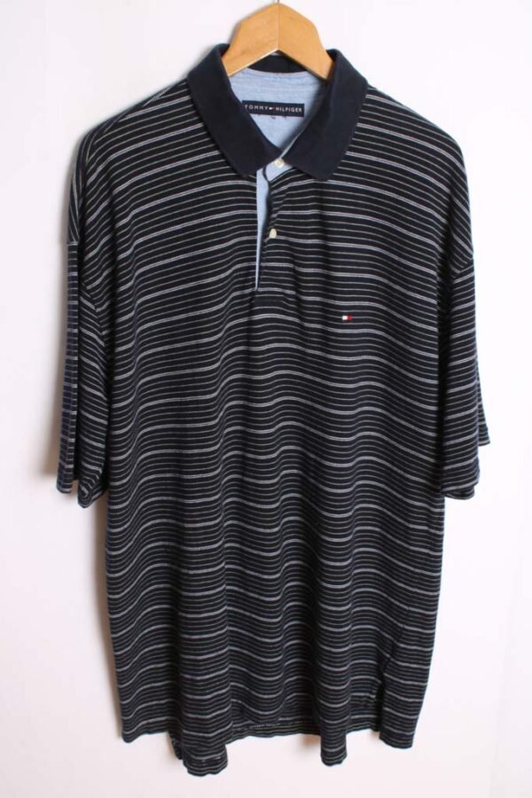 polo ralph lauren vintage_-12 Polo Tommy Hilfiger Vintage Azul a Rayas "2XL"
