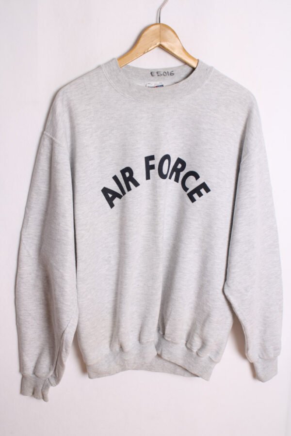 Sudadera Gris Vintage  AIR FORCE  "M"