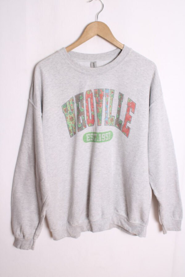 Sudadera Whoville Vintage Gris "L"