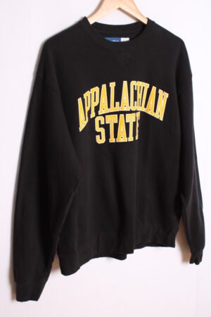 sudadera estampada usa vintage_-80 Sudadera Appalachian State Vintage Negra "L"