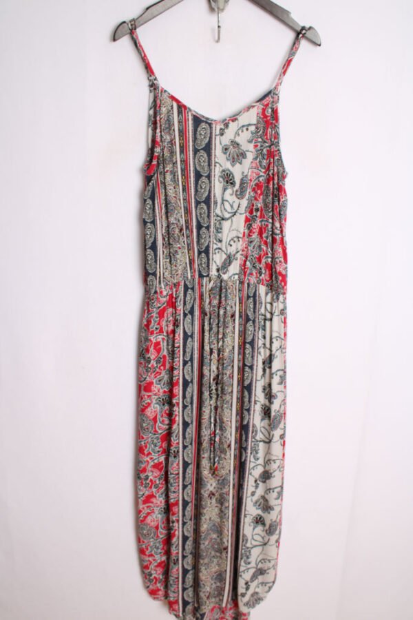 Vestida Vintage Maxi Flores y Paisley "M"