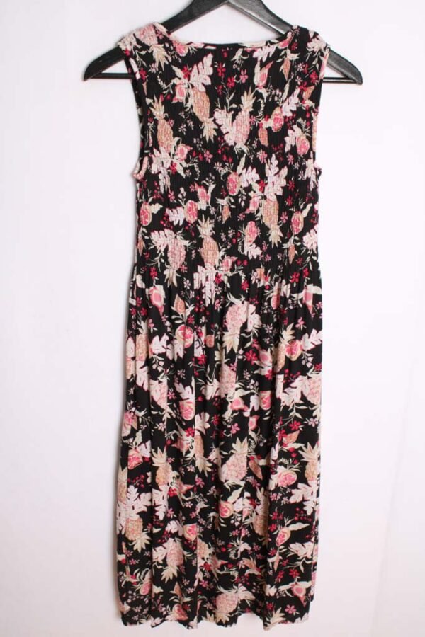 Vestido Vintage Midi Frutas y Flores "S"