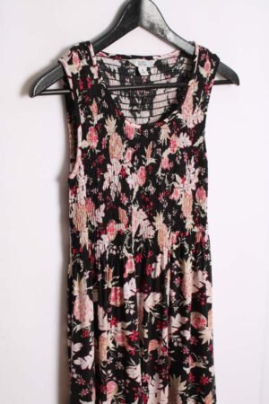 Vestido Vintage Midi Frutas y Flores "S"