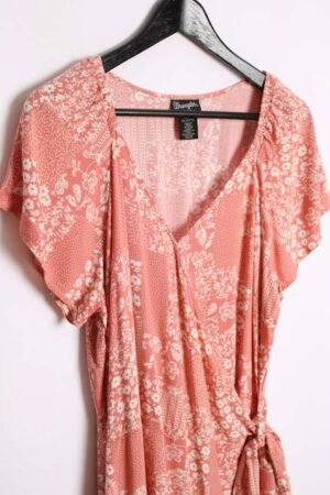 Vestido Asimétrico Vintage Wrangler Rosa "XL"