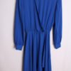 Vestido Azul Klein Vintage Asimétrico "M/L"