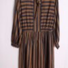 Vestido Midi Vintage Rayas Marino "S"