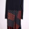 Vestido Maxi Vintage Estampado Patchwork "2XL"