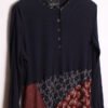 Vestido Maxi Vintage Estampado Patchwork "2XL"